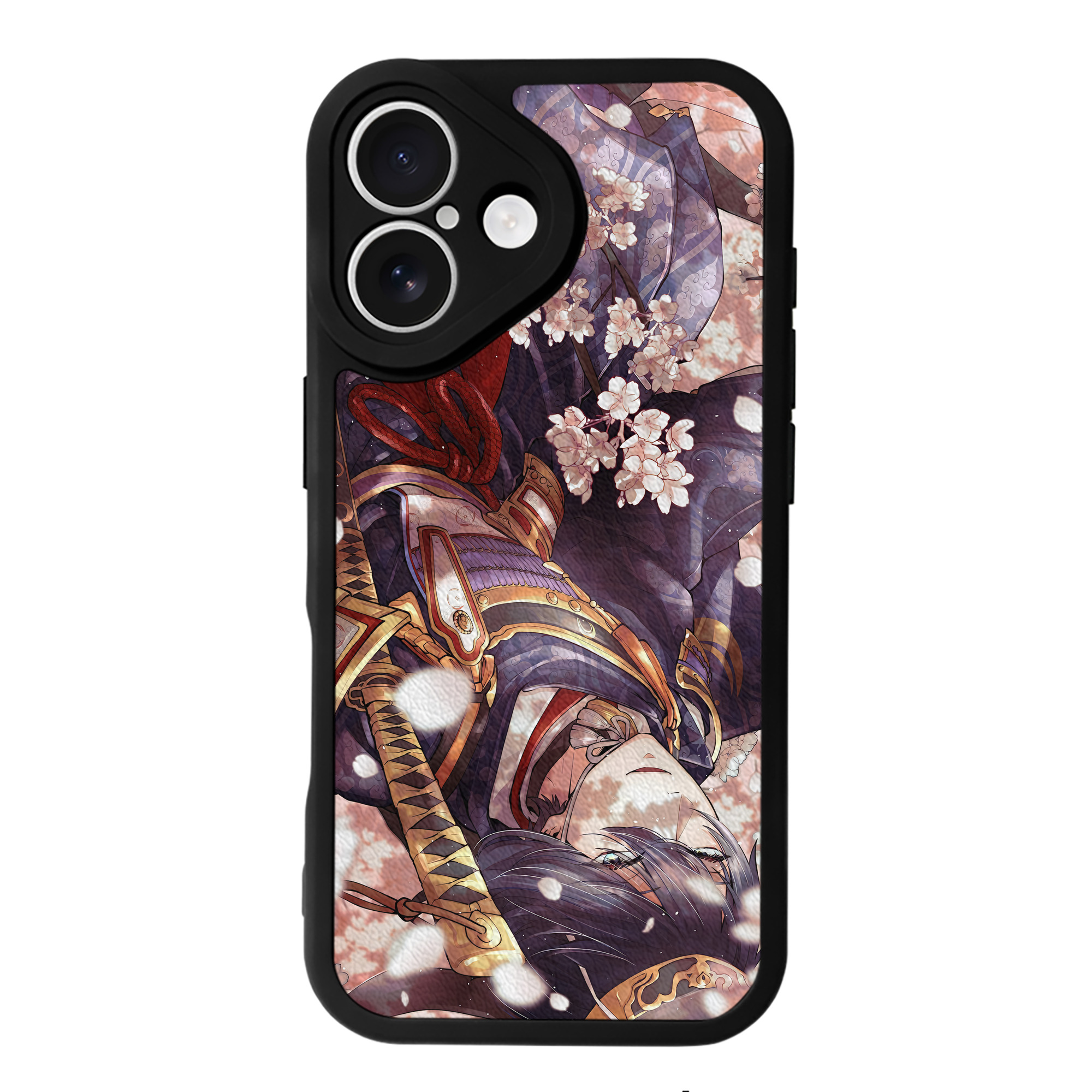 （画像用） 刀剣乱舞 Touken Ranbu 【iPhone 16シリーズ対応】シリコンスマホケース（レザー調） 材質：シリコン
